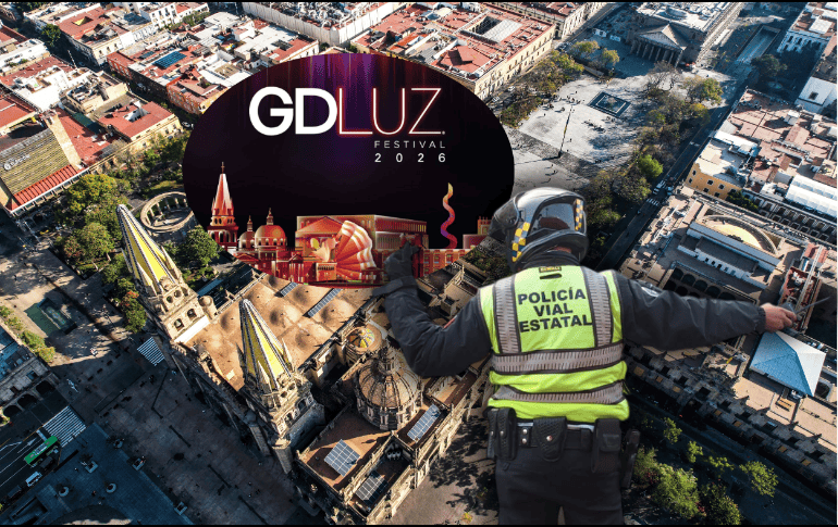 Conoce los cierres viales que habrá por el GDLuz 2026 y las rutas alternas en el municipio de Guadalajara. EL INFORMADOR/ARCHIVO ESPECIAL