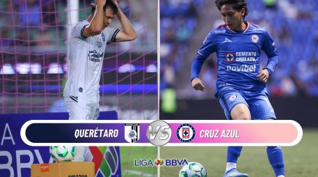 Cruz Azul buscará reencontrarse con la victoria en su visita al Estadio Corregidora ante un Querétaro que mantiene la esperanza de clasificar. ESPECIAL / IMAGO7 y CANVA