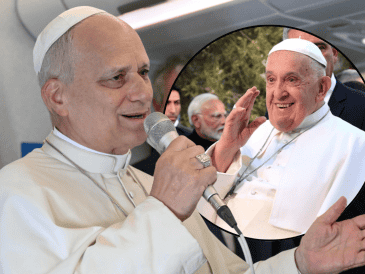 El Pontífice insta a recoger el legado de Francisco "proclamando siempre la alegría del Evangelio". EFE/EPA/A. Pizzoli EFE/EPA/E. Ferrari