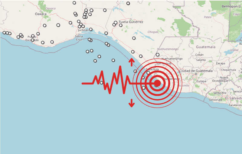 Sismo en Chiapas. ESPECIAL / SSN&nbsp;