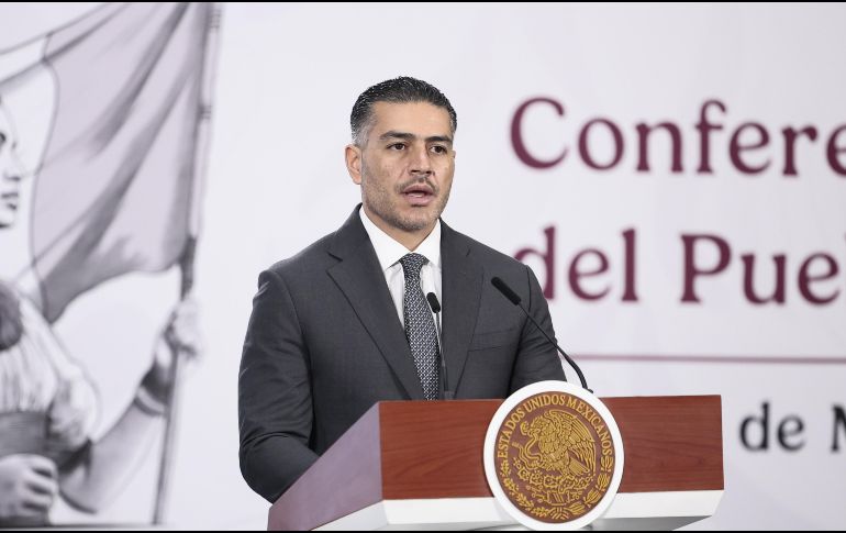 El Secretario de Seguridad mencionó que a partir de hoy inician estas estrategias de seguridad en colaboración con la Secretaría de Cultura. EFE/J. MENDEZ