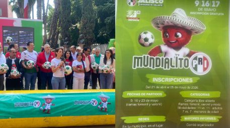 La convocatoria del Mundialito del PRI estará abierta del día de hoy 21 de abril al 5 de mayo. EL INFORMADOR / R. Casas