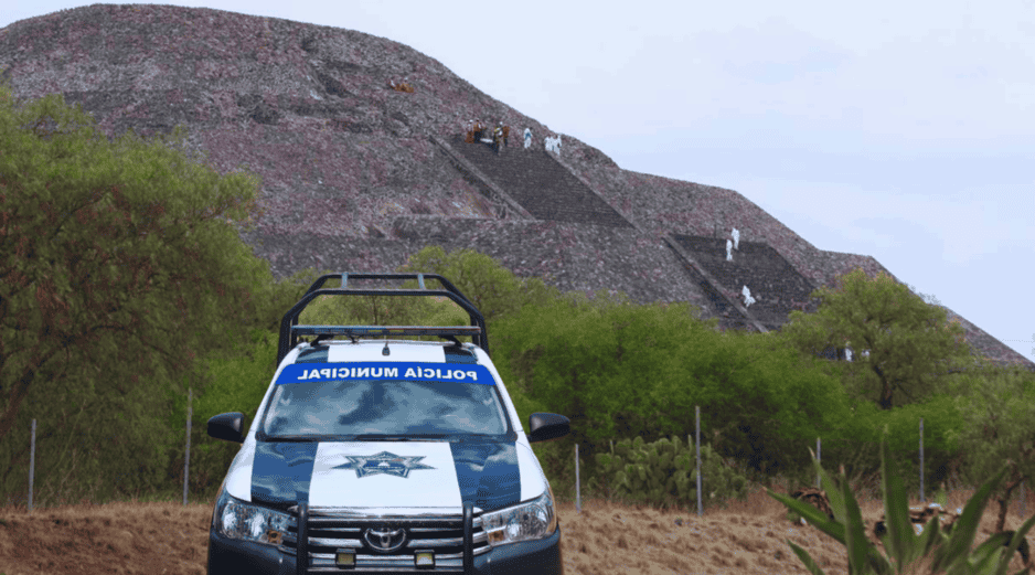 Teotihuacán permanecerá cerrada mientras la Guardia Nacional y las fiscalías concluyen el peritaje de la zona. SUN / O. Alvarado - EFE / M. Hartz