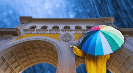 La probabilidad de lluvia en Guadalajar aumentará de forma significativa poco después del mediodía. ESPECIAL / CANVA