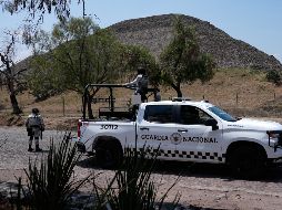 La Guardia Nacional y autoridades de los tres niveles de gobierno coordinarán la vigilancia en el sitio arqueológico. AP/M. Ugarte