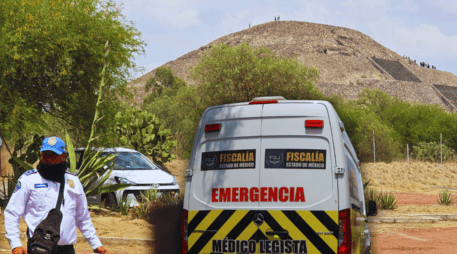 En la zona arqueológica de Teotihuacán se registró un atentado ayer lunes que dejó como saldo dos personas fallecidas y varias heridas. EFE / M. Hartz