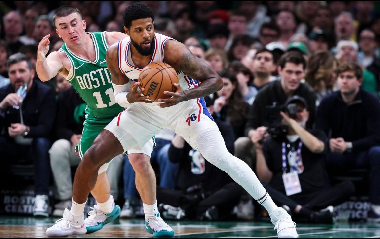 La misma falla que presentaron los Sixers previamente, ahora fue una parte del colapso verde. AFP/ A. GLANZMAN.