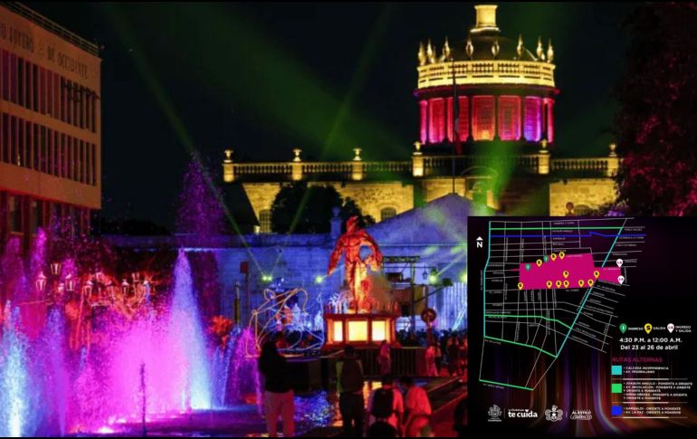 Las restricciones viales estarán vigentes del 23 al 26 de abril, en un horario de 16:30 a 00:00 horas. EL INFORMADOR/ARCHIVO