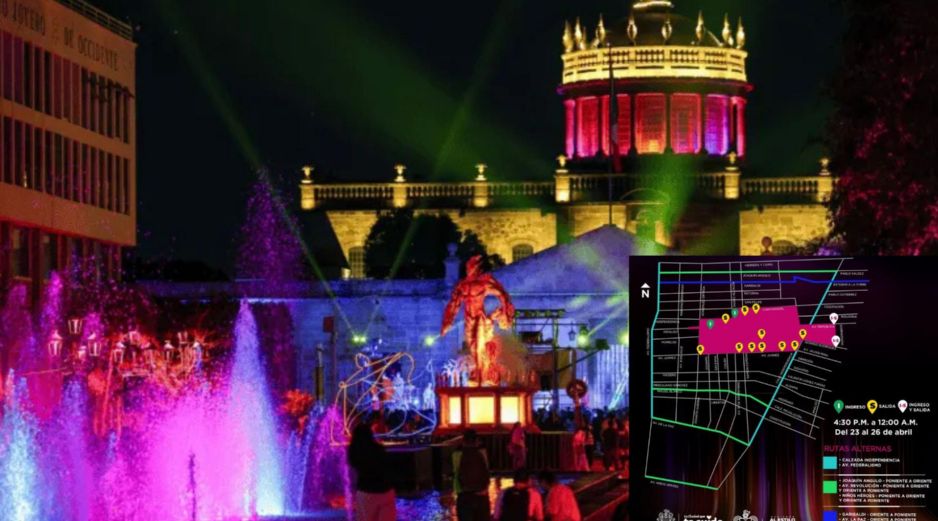 Las restricciones viales estarán vigentes del 23 al 26 de abril, en un horario de 16:30 a 00:00 horas. EL INFORMADOR/ARCHIVO