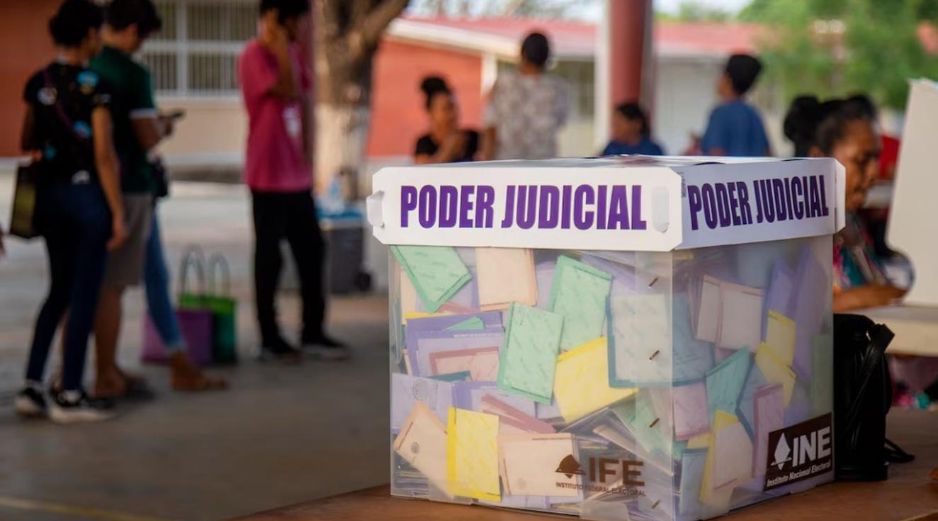El proyecto plantea que la elección de personas juzgadoras se realice el primer domingo de junio de 2028. EFE/ Archivo