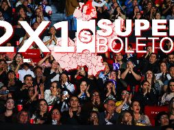 Estos diez conciertos de la Arena Guadalajara se encuentran al 2x1 solo por hoy, 22 de abril. EL INFORMADOR / ARCHIVO