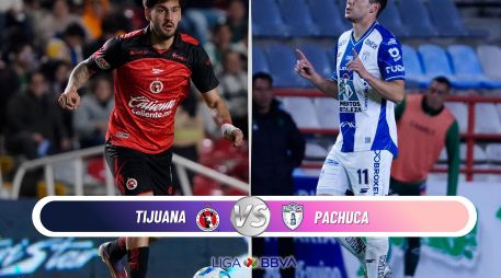 Pachuca visita a Tijuana en el Estadio Caliente con el objetivo de asegurar su pase directo a la Liguilla del Clausura 2026. ESPECIAL / IMAGO7 y CANVA