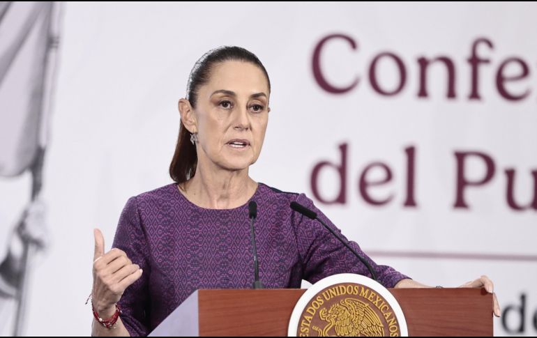 Sheinbaum dijo que hace unos días Estela Damián le dijo que ella quería irse a trabajar a Guerrero. EFE / J. MENDES