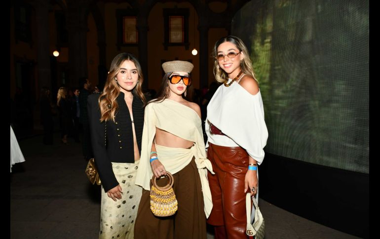 Osiris Méndez, Susy Díaz y Danely Villa. GENTE BIEN JALISCO / Fashion Week México