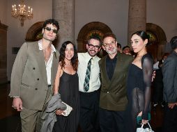 Alosian Vivancos, Alejandra Caro, Manolo Caro, Rodarte Miguel y Natalia Solián. GENTE BIEN JALISCO / Revista del 24 de abril 2026