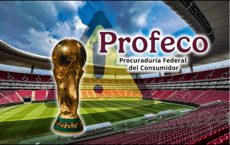 La Profeco subrayó la importancia de que la población aficionada adquiera boletos para los partidos y experiencias exclusivas del Mundial 2026 únicamente en sitios oficiales. EL INFORMADOR/ARCHIVO ESPECIAL/Canva
