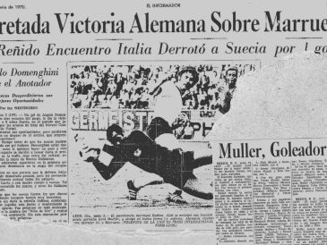 Durante el verano de 1970, el calor y la altura de México no fueron impedimento para el atacante del Bayern Múnich. Müller anotó 10 goles en apenas seis partidos. ESPECIAL / EL INFORMADOR