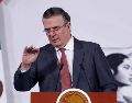 Ebrard reconoció que el esquema comercial anterior, basado en la apertura total, difícilmente volverá. EFE