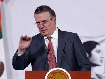 Ebrard reconoció que el esquema comercial anterior, basado en la apertura total, difícilmente volverá. EFE