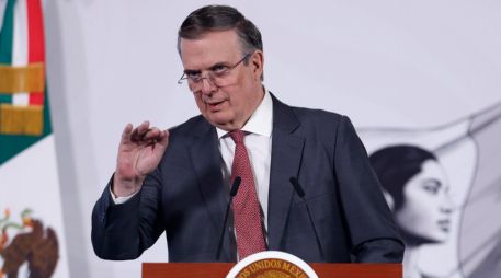 Ebrard reconoció que el esquema comercial anterior, basado en la apertura total, difícilmente volverá. EFE