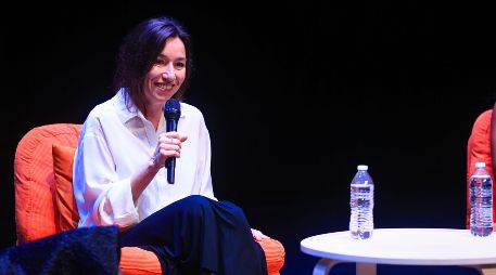 Lola Dueñas compartió con el público la responsabilidad y amor que tiene a su trabajo a través de una serie de consejos. EL INFORMADOR / J. Acosta