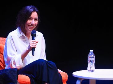 Lola Dueñas compartió con el público la responsabilidad y amor que tiene a su trabajo a través de una serie de consejos. EL INFORMADOR / J. Acosta