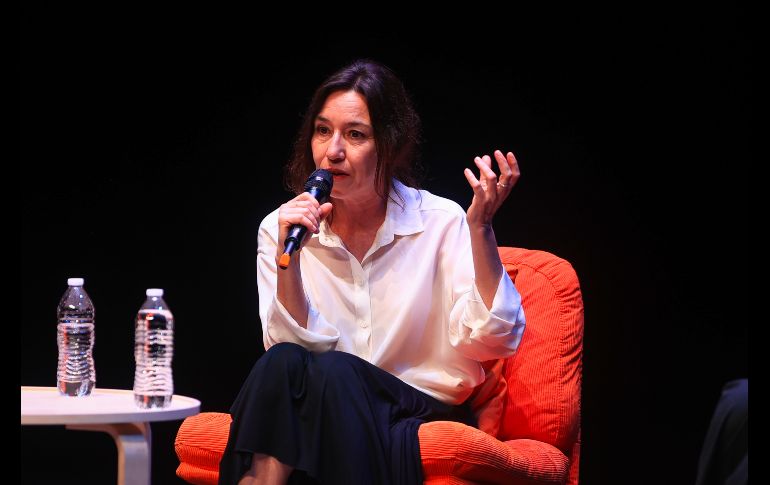 Lola Dueñas compartió con el público la responsabilidad y amor que tiene a su trabajo a través de una serie de consejos. EL INFORMADOR / J. Acosta