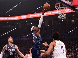El Thunder ha cumplido con el pronóstico al llevarse el segundo encuentro contra los Suns por 120-107. AFP / Joshua Gateley