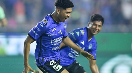 Daniel Hernández celebra tras anotar el gol de la victoria. IMAGO7/E. Espinosa