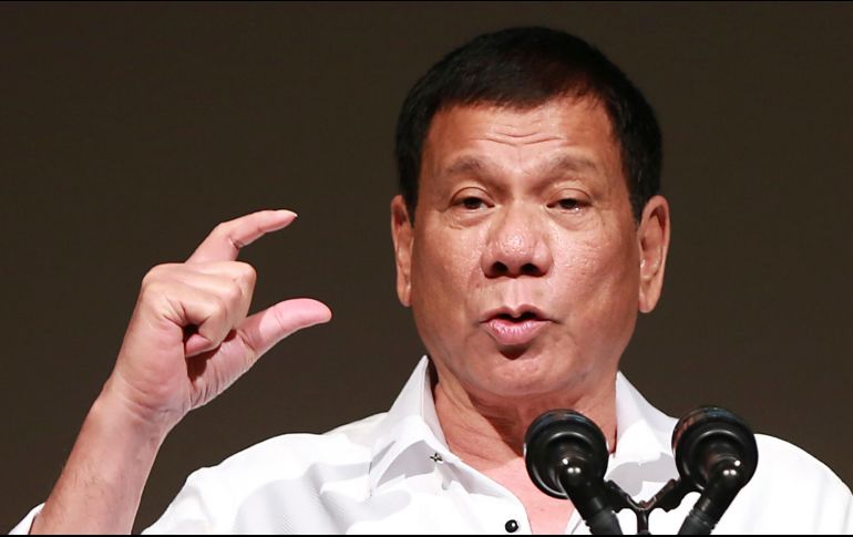 Duterte no ha estado presente en la sala del tribunal en ninguna audiencia, tras haber renunciado a su derecho a comparecer. El mes pasado, los jueces determinaron que estaba en condiciones de ser juzgado. AP/E. Hoshiko
