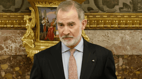 Las declaraciones de Felipe VI se producen después de que la Presidenta Claudia Sheinbaum visitara España. EFE/C. Moya