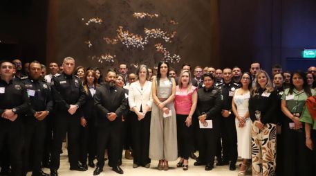 En el seminario participaron elementos de la Policía Estatal Turística, la Policía Escolar, la unidad de búsqueda y personal de la Comisaría de Inteligencia, policías municipales y fiscalías de diversos estados. ESPECIAL / Secretaría de Seguridad del Estado