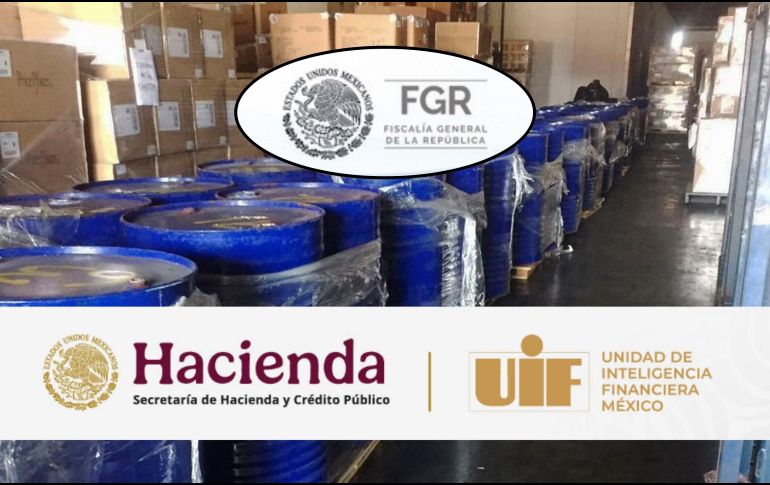 La UIF identificó la utilización de estructuras empresariales en los sectores logístico, comercial y de transporte que facilitarían la adquisición, traslado y comercialización de insumos químicos. NTX / ARCHIVO