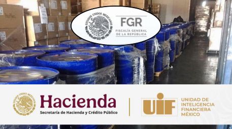 La UIF identificó la utilización de estructuras empresariales en los sectores logístico, comercial y de transporte que facilitarían la adquisición, traslado y comercialización de insumos químicos. NTX / ARCHIVO