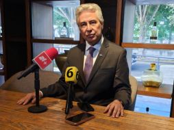 Miguel Ángel Landeros señaló que el problema no solo es el robo de mercancías, sino también el huachicol fiscal. EL INFORMADOR/M. Hernández
