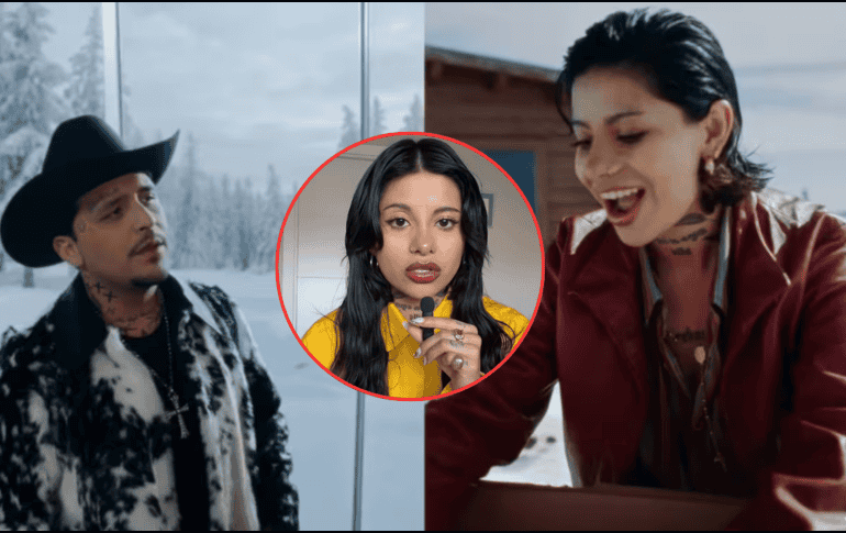 La modelo aceptó participar en el video de Christian Nodal sin contemplar la polémica que se generaría. ESPECIAL / YOUTUBE / CHRISTIAN NODAL / TIKTOK / @dagnakills