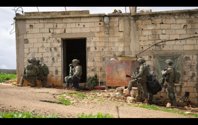 Actividad de soldados de la División 146 del Ejército de Israel en el sur de Líbano. EFE/Fuerzas de Defensa de Israel