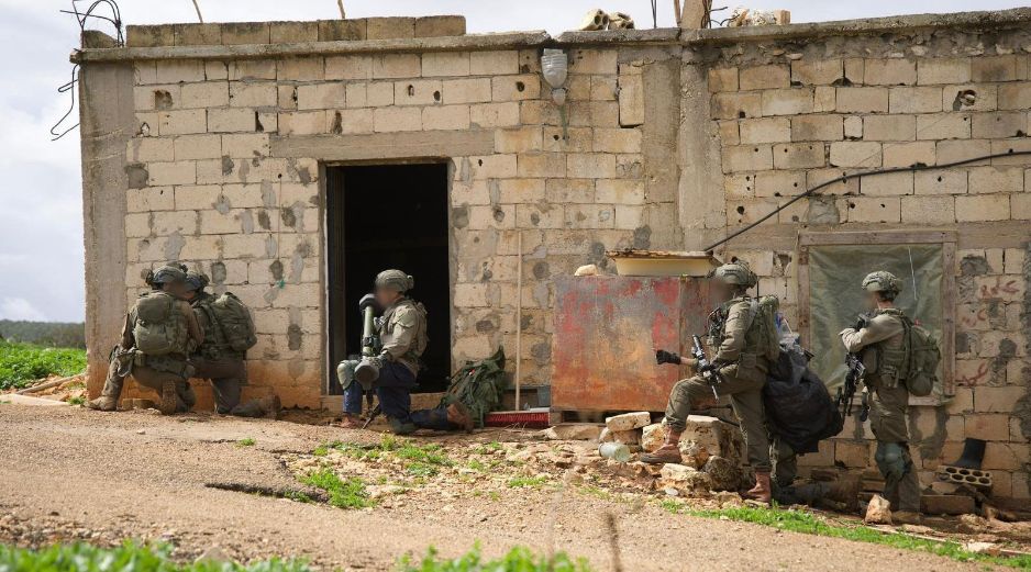 Actividad de soldados de la División 146 del Ejército de Israel en el sur de Líbano. EFE/Fuerzas de Defensa de Israel