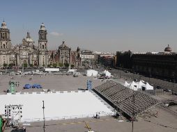 El “Zocalito de las Infancias” tendrá como una de sus principales atracciones una pista de patinaje con tecnología que simula hielo. NOTIMEX/ARCHIVO
