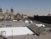 El “Zocalito de las Infancias” tendrá como una de sus principales atracciones una pista de patinaje con tecnología que simula hielo. NOTIMEX/ARCHIVO