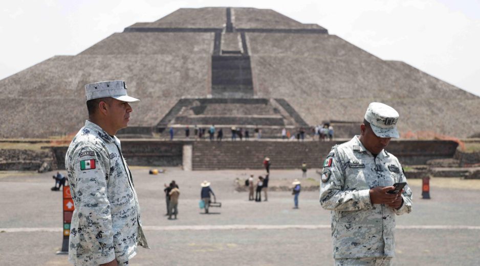 La Zona Arqueológica de Teotihuacán abrió de nuevo al público en general con medidas de seguridad más estrictas. SUN/C. Mejía