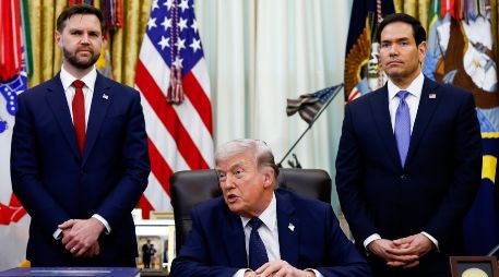 El presidente Donald Trump anunció a través de sus redes sociales la extensión de una tregua clave en Medio Oriente. EFE/W. Oliver