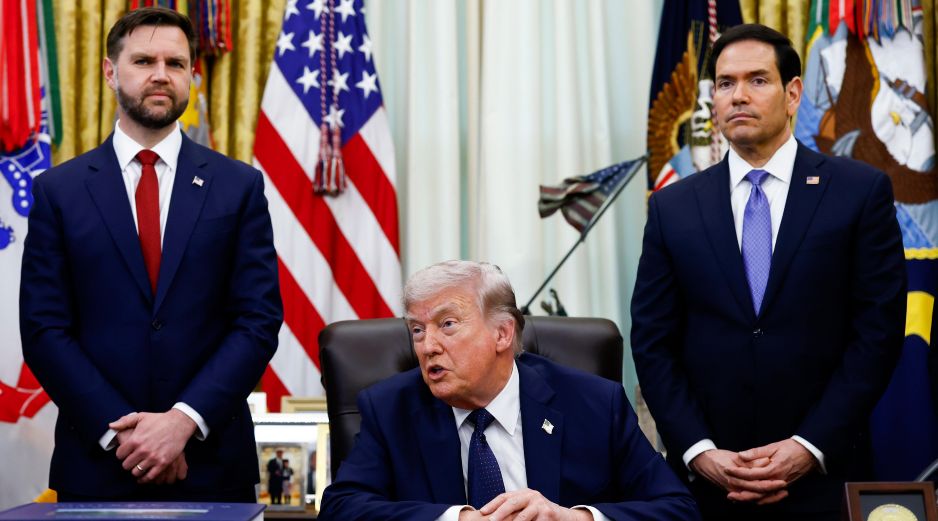 El presidente Donald Trump anunció a través de sus redes sociales la extensión de una tregua clave en Medio Oriente. EFE/W. Oliver