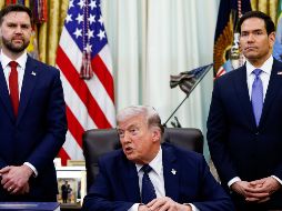 El presidente Donald Trump anunció a través de sus redes sociales la extensión de una tregua clave en Medio Oriente. EFE/W. Oliver