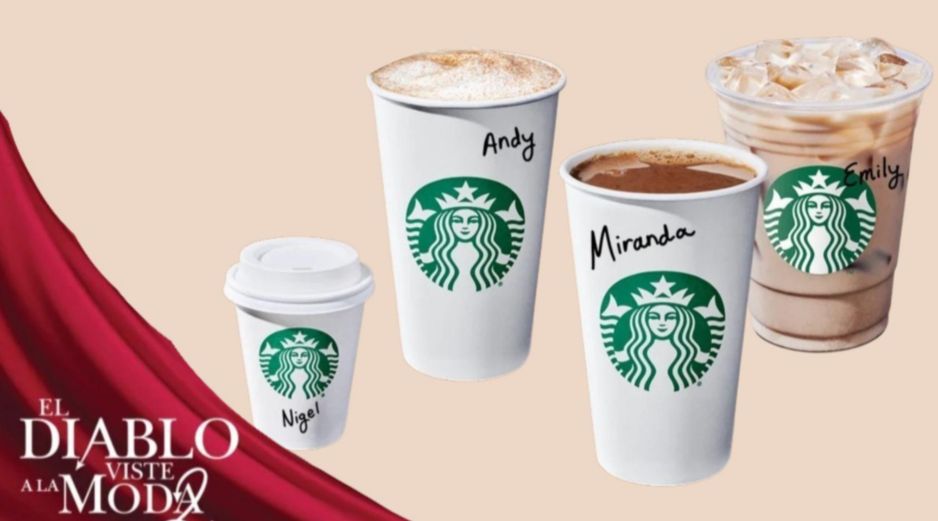 Los fans podrán pedir en México y otros países cuatro bebidas exclusivas inspiradas en Miranda, Andy, Nigel y Emily. STARBUCKS/ESPECIAL