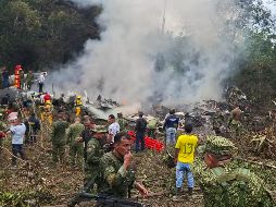 El informe de las autoridades colombianas no ofrece conclusiones sobre la causa del accidente, sino que explica lo sucedido en los segundos finales del vuelo. EFE/ARCHIVO