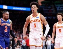 Los Hawks pueden poner contra la espada y la pared a los Knicks con una victoria más en casa. AFP/ K. C. COX.