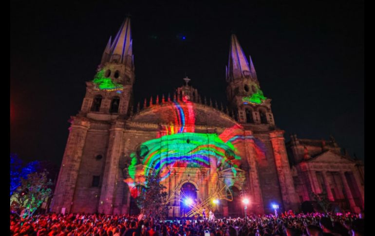 GDLuz iluminará el Centro Histórico hasta el 26 de abril, de las 19:30 a las 23:00 horas. EL INFORMADOR/J.ACOSTA