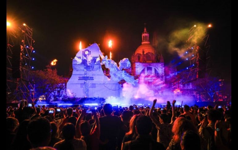 GDLuz iluminará el Centro Histórico hasta el 26 de abril, de las 19:30 a las 23:00 horas. EL INFORMADOR/J.ACOSTA