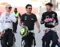 Valtteri Bottas, Sergio Pérez y Pierre Gasly. Los pilotos han tenido opiniones encontradas sobre el nuevo reglamento de la Fórmula 1. AP/Archivo